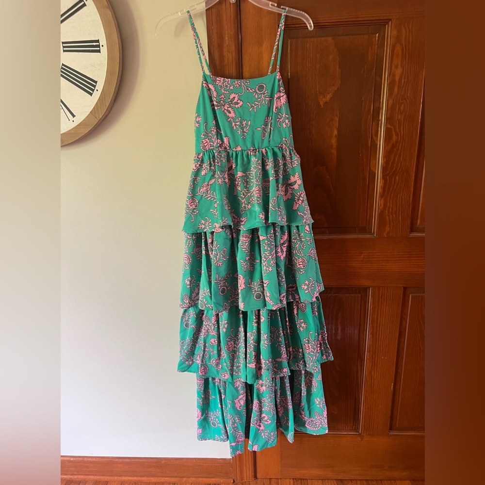 Entro Maxi tiered dress